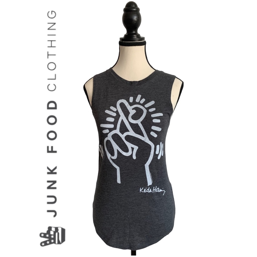 WKND by Junk Food Keith Haring Tank Top. Size S. NWOT